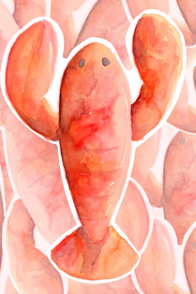 Lobster sticker