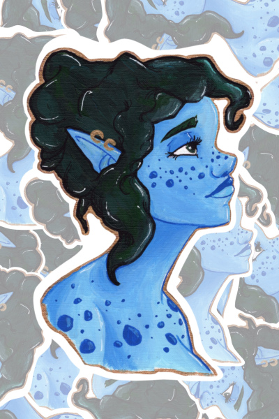 Blue Fae Girl
