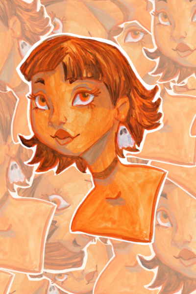 Spooky Babe sticker