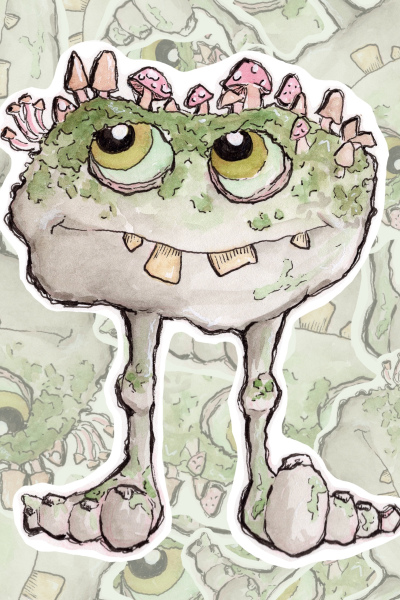 Tiny Troll sticker